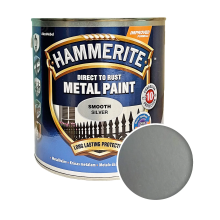 Гладка фарба 3 в 1 по металу Hammerite Metal Paint Smooth захисна, срібляста, 2.5 л – Інтернет-магазин ШЛІФАРБ Гладка фарба 3 в 1 по металу Hammerite Metal Paint Smooth захисна, срібляста, 2.5 л