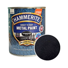 Фарба молоткова 3 в 1 по металу Hammerite Metal Paint Hammered захисна, чорна, 0.75 л – Інтернет-магазин ШЛІФАРБ Фарба молоткова 3 в 1 по металу Hammerite Metal Paint Hammered захисна, чорна, 0.75 л