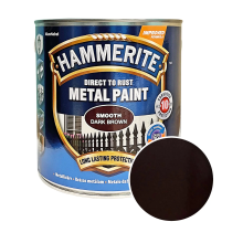 Гладка фарба 3 в 1 по металу Hammerite Metal Paint Smooth захисна, темно-коричнева RAL 8017, 2.5 л – Інтернет-магазин ШЛІФАРБ Гладка фарба 3 в 1 по металу Hammerite Metal Paint Smooth захисна, темно-коричнева RAL 8017, 2.5 л
