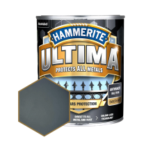 Захисна фарба 3 в 1 по металу на водній основі Hammerite Ultima Matt, матова, антрацитово-сіра RAL 7016, 0.7 л (5774724) – Інтернет-магазин ШЛІФАРБ Захисна фарба 3 в 1 по металу на водній основі Hammerite Ultima Matt, матова, антрацитово-сіра RAL 7016, 0.7 л (5774724)
