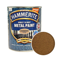 Фарба молоткова 3 в 1 по металу Hammerite Metal Paint Hammered захисна, мідна, 0.75 л