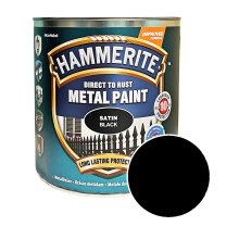 Фарба 3 в 1 по металу Hammerite Metal Paint Satin захисна, чорна, 2.5 л – Інтернет-магазин ШЛІФАРБ Фарба 3 в 1 по металу Hammerite Metal Paint Satin захисна, чорна, 2.5 л